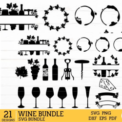 wine lovers elements bundle