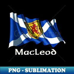 macleod clan scottish flag - retro png sublimation digital download