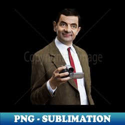 mr bean funny mr bean with handy camera mr beans holiday 2007 - instant png sublimation download