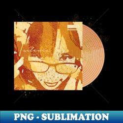gold vinyl record- vinyl collector - png sublimation digital download