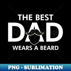 the best bearded dad best dad gift for bearded fathers - elegant sublimation png download