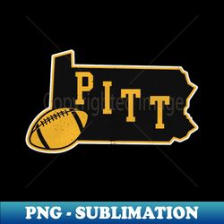 pittsburgh football state outline - premium sublimation digital download