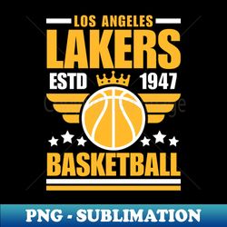 los angeles lakers 1947 basketball retro - unique sublimation png download