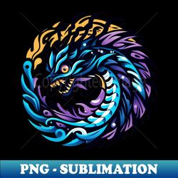 anime dragon - unique sublimation png download