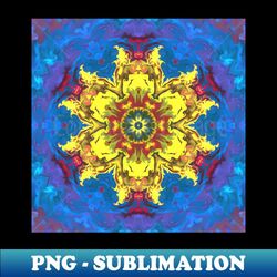 psychedelic hippie yellow blue and pink - stylish sublimation digital download