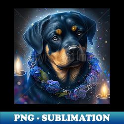 rottweiler spiritual beauty - premium png sublimation file