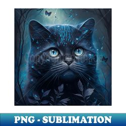 black british shorthair wonderland - digital sublimation download file