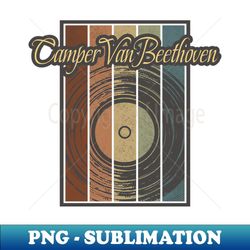 camper van beethoven vynil silhouette - trendy sublimation digital download