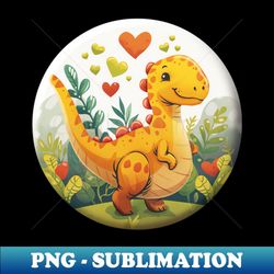 cute dino dinosaur love design - stylish sublimation digital download