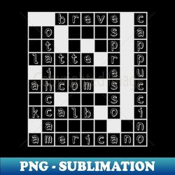 funny coffee u0026 crossword puzzles word search puzzles lover - exclusive sublimation digital file