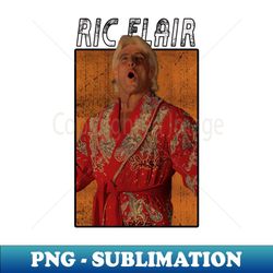 vintage wwe ric flair - instant png sublimation download