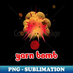 yarn bombing ball of yarn 1 - png transparent sublimation file