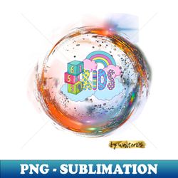 kids  childs play - digital sublimation download file - vibrant and eye-catching typography