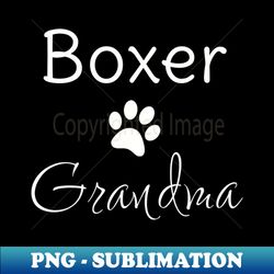 cute boxer grandma t-shirt coffee mug apparel hoodie stricker gift t-shirt - modern sublimation png file - enhance your apparel with stunning detail