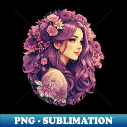 flower child - no text - sublimation-ready png file - defying the norms