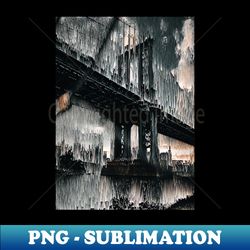 manhattan bridge in new york city - modern sublimation png file - revolutionize your designs