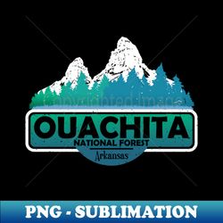 ouachita national forest ar state arkansas usa nature landscape - decorative sublimation png file - vibrant and eye-catching typography