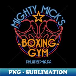 mighty micks boxing gym retro - elegant sublimation png download - capture imagination with every detail