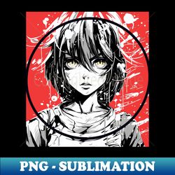 pop-art anime - modern sublimation png file - stunning sublimation graphics