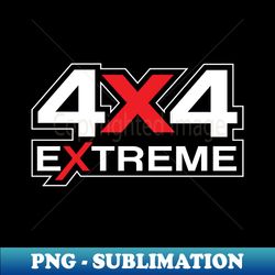 4x4 offroad decal - extreme white  red - stylish sublimation digital download - stunning sublimation graphics