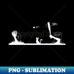 zombie hands playing baseball - instant png sublimation download - revolutionize your designs