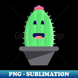 illustration of cute cartoon cactus - vintage sublimation png download - unlock vibrant sublimation designs