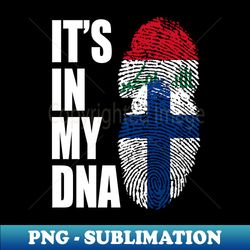 iraq and finland mix heritage dna flag - exclusive sublimation digital file - unlock vibrant sublimation designs