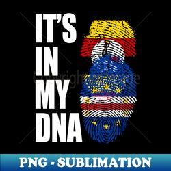 ugandan and cabo verdean mix heritage dna flag - special edition sublimation png file - unlock vibrant sublimation designs