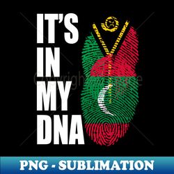 vanuatuan and maldivian mix heritage dna flag - high-quality png sublimation download - spice up your sublimation projects