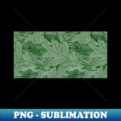 wood frog under fallen oak leaves green - retro png sublimation digital download - add a festive touch to every day