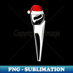 xmas santa hat saw carpenter xmas woodworking - trendy sublimation digital download - instantly transform your sublimation projects