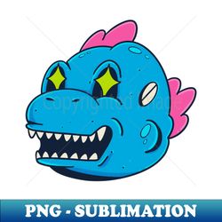 baby godzilla head - professional sublimation digital download