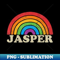 jasper - retro rainbow flag vintage-style - instant sublimation digital download