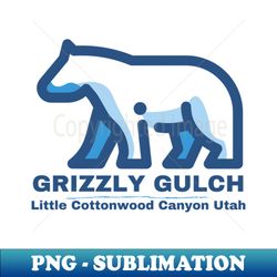 grizzly gulch little cottonwood canyon grizzly bear - premium sublimation digital download