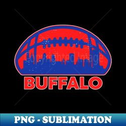 buffalo football skyline - decorative sublimation png file