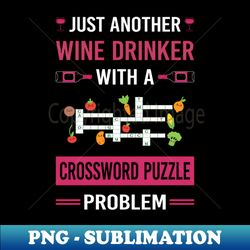 wine drinker crossword puzzles - png transparent sublimation design