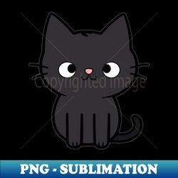 Cute black cat - Aesthetic Sublimation Digital File