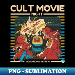 cult movie night funny childrens book parody - unique sublimation png download