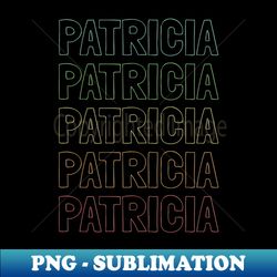 patricia name pattern - aesthetic sublimation digital file