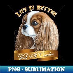 cavalier king charles spaniel - signature sublimation png file