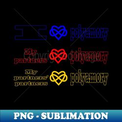 i heart polyamory - unique sublimation png download