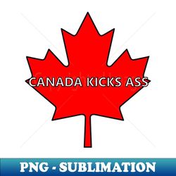 canada kicks ass! large v1 - unique sublimation png download