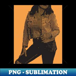 denim girl - png transparent digital download file for sublimation