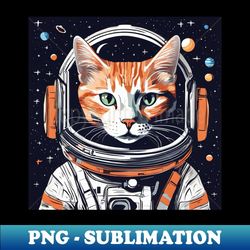 astronaut cat - sublimation-ready png file