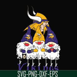 gnomes minnesota vikings svg, gnomes svg, vikings svg, png, dxf, eps digital file nnfl0307018