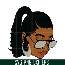 unbothered black girl svg, afro woman svg, african american woman svg, png, dxf, eps file oth00015
