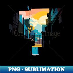 city urban scape - high-quality png sublimation download