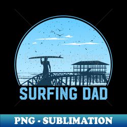 surfing dad - png transparent sublimation file