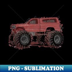 monster truck - decorative sublimation png file