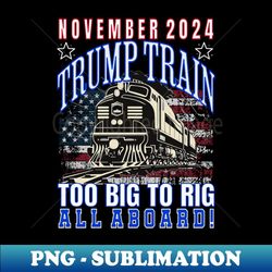 trump train - high-quality png sublimation download